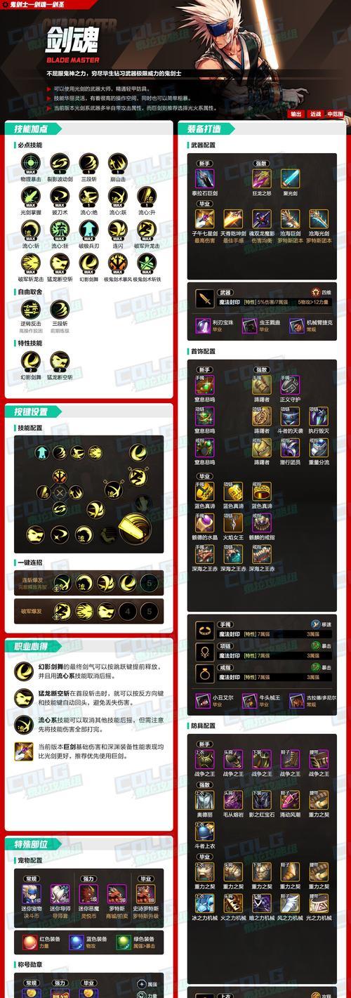 剑魂改版技能展示设置方法？